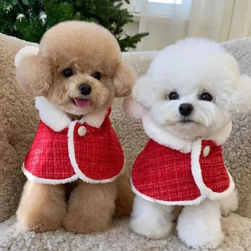 Christmas hood with plush ears