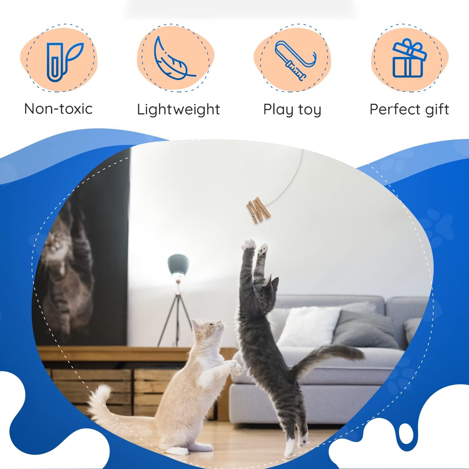 Cat Dancer Interactive Wand Toy