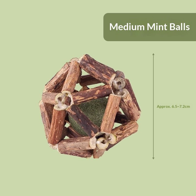 Catnip &amp; Silvervine Dental Chew Ball