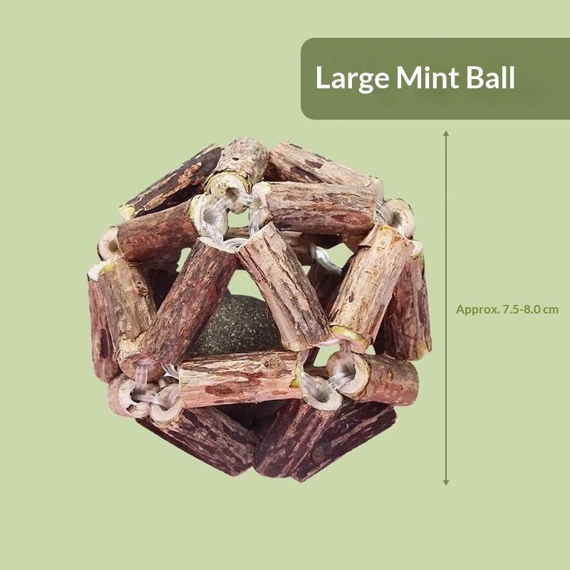 Catnip &amp; Silvervine Dental Chew Ball