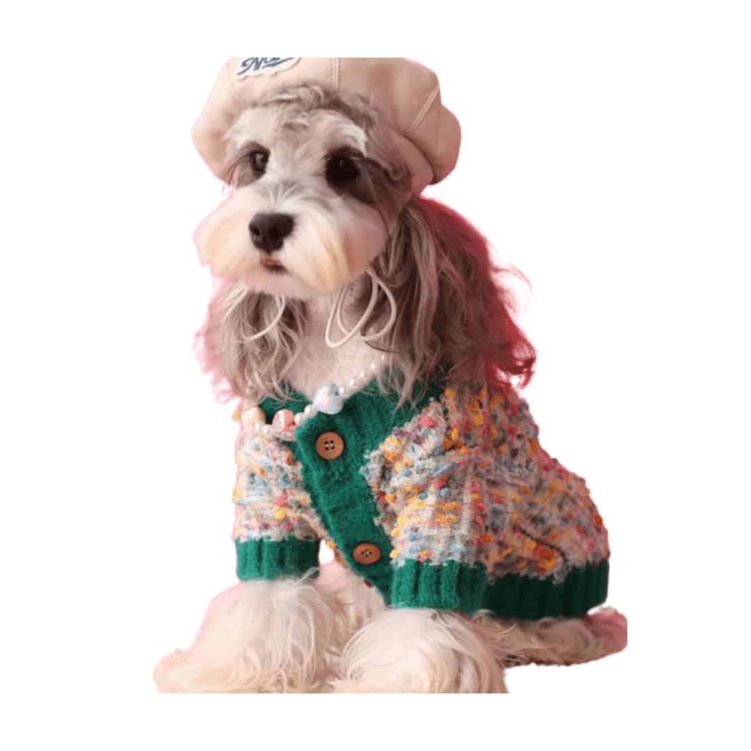 Colorful Dotted Cardigan