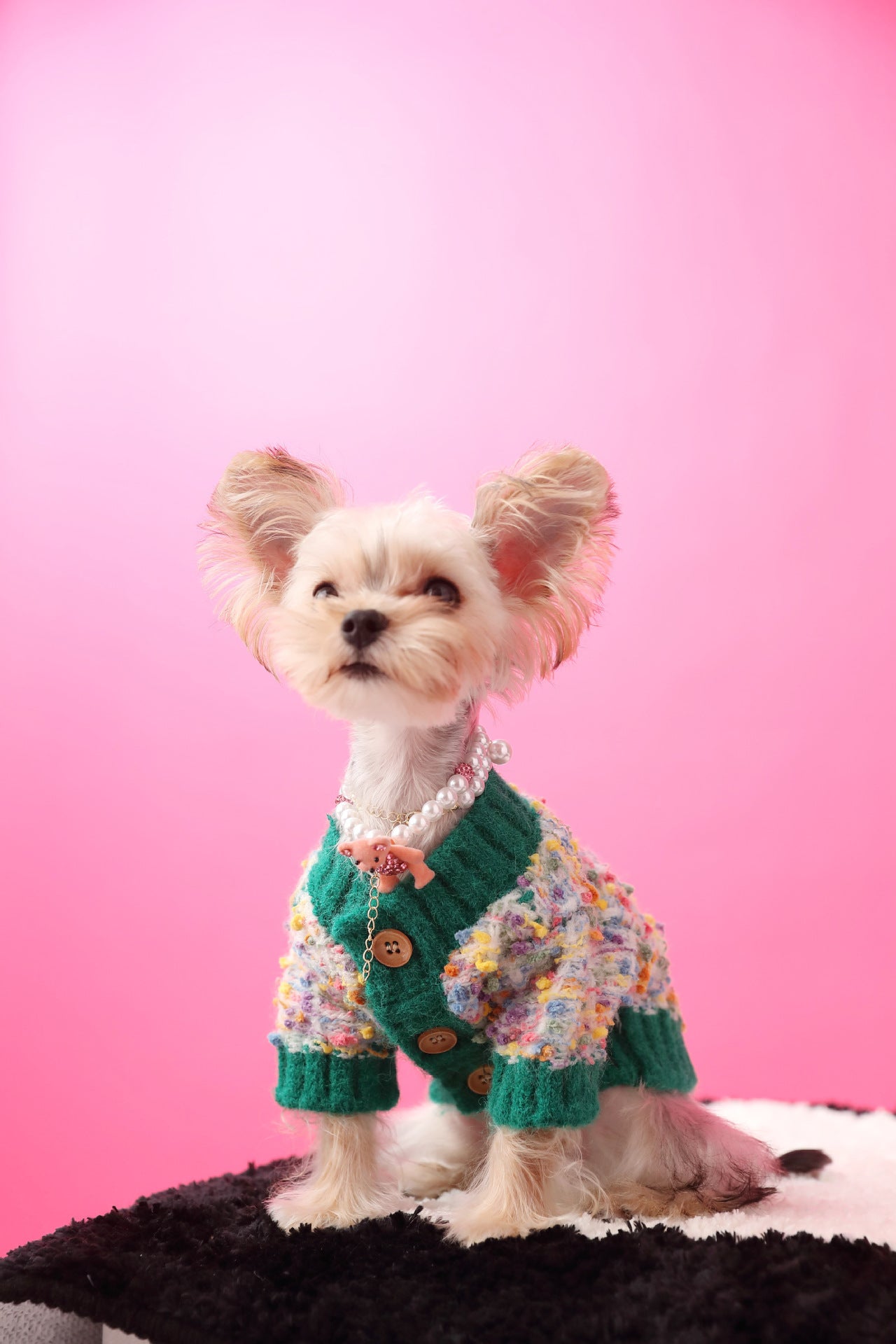 Colorful Dotted Cardigan