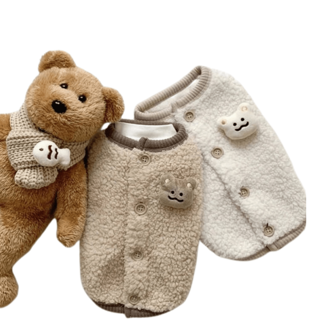 Cotton Vest Sweater Jacket