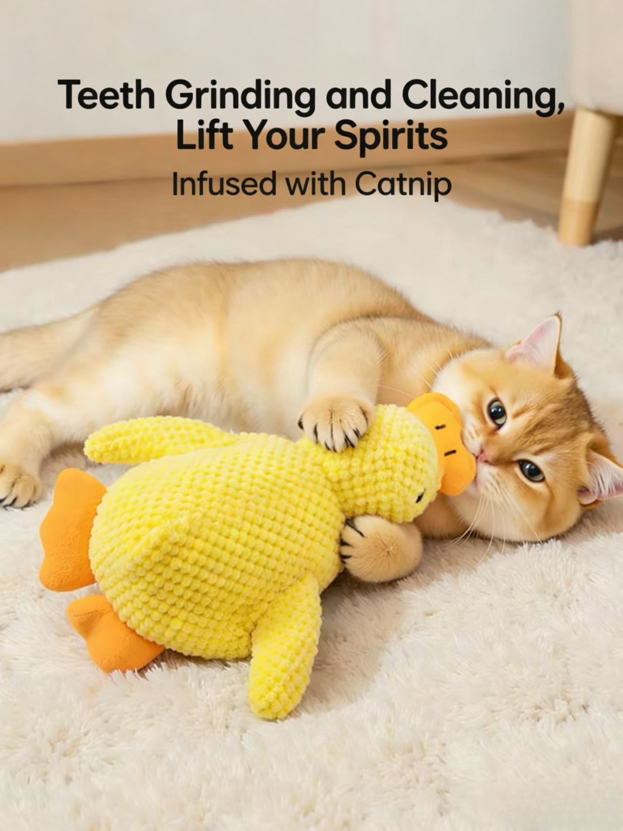 Crispy Paper Mint Duck Cat Toy