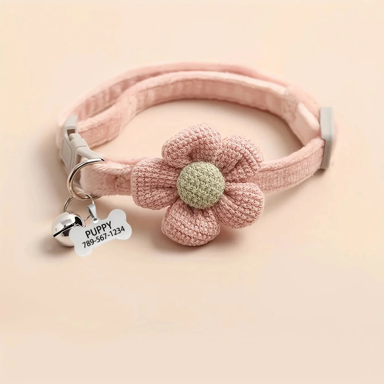 Cute floral dog necklace