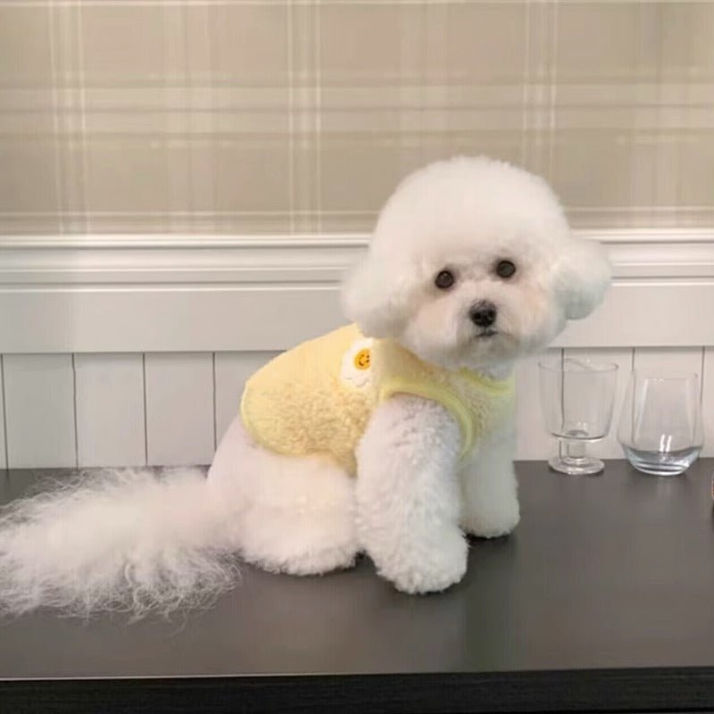 Macaron-Colored Sunflower Vest