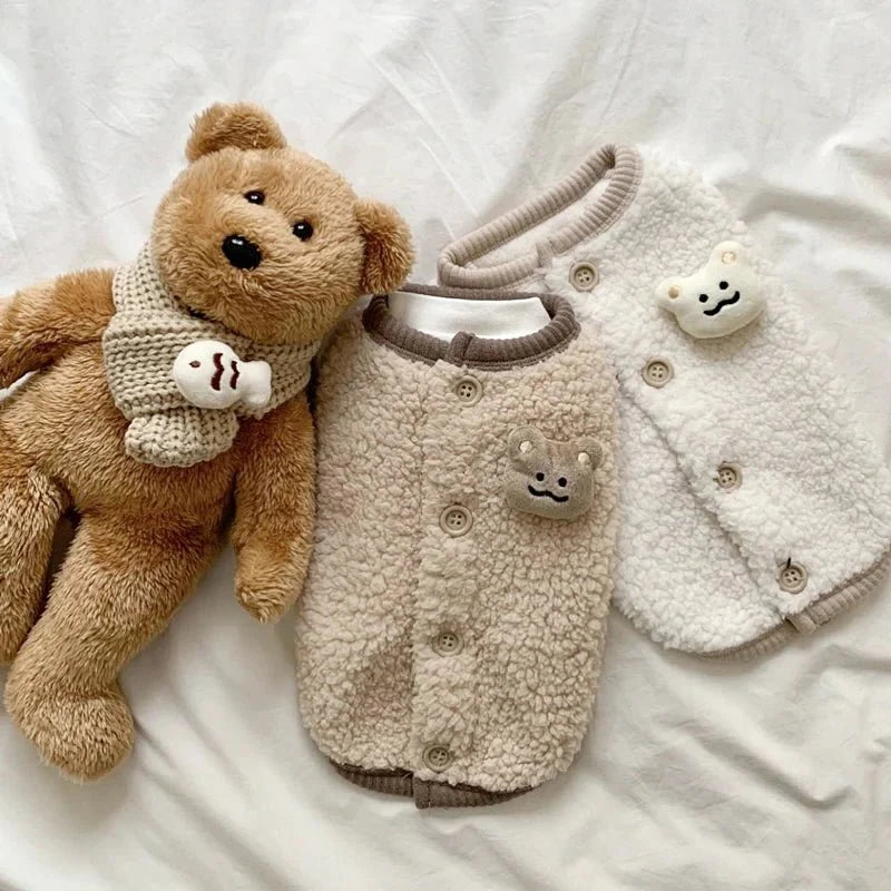 Cotton Vest Sweater Jacket