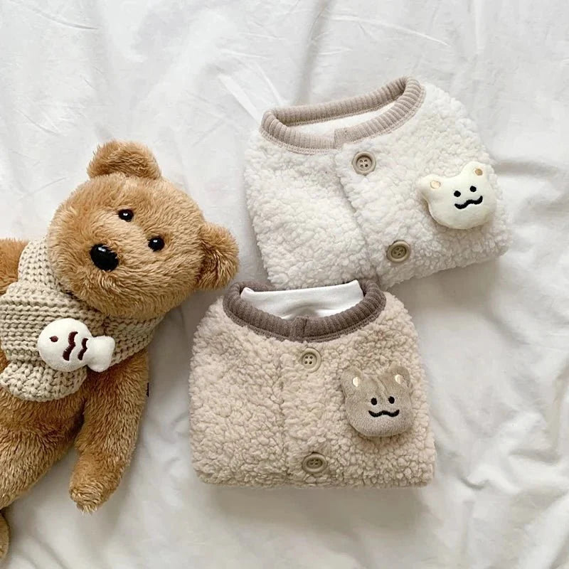 Cotton Vest Sweater Jacket