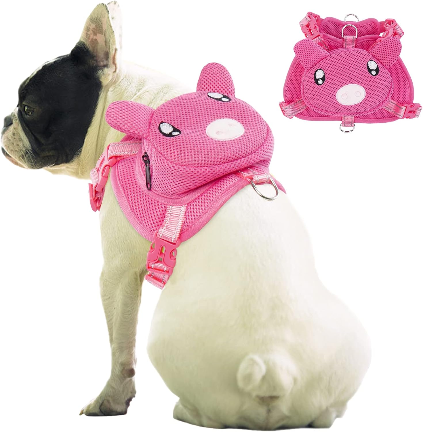 Dog Backpack Harness No-Pull with D-Ring outdoor hiking