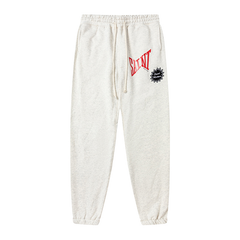 Saint Michael Badge Graphic Fleece Jogger Pants