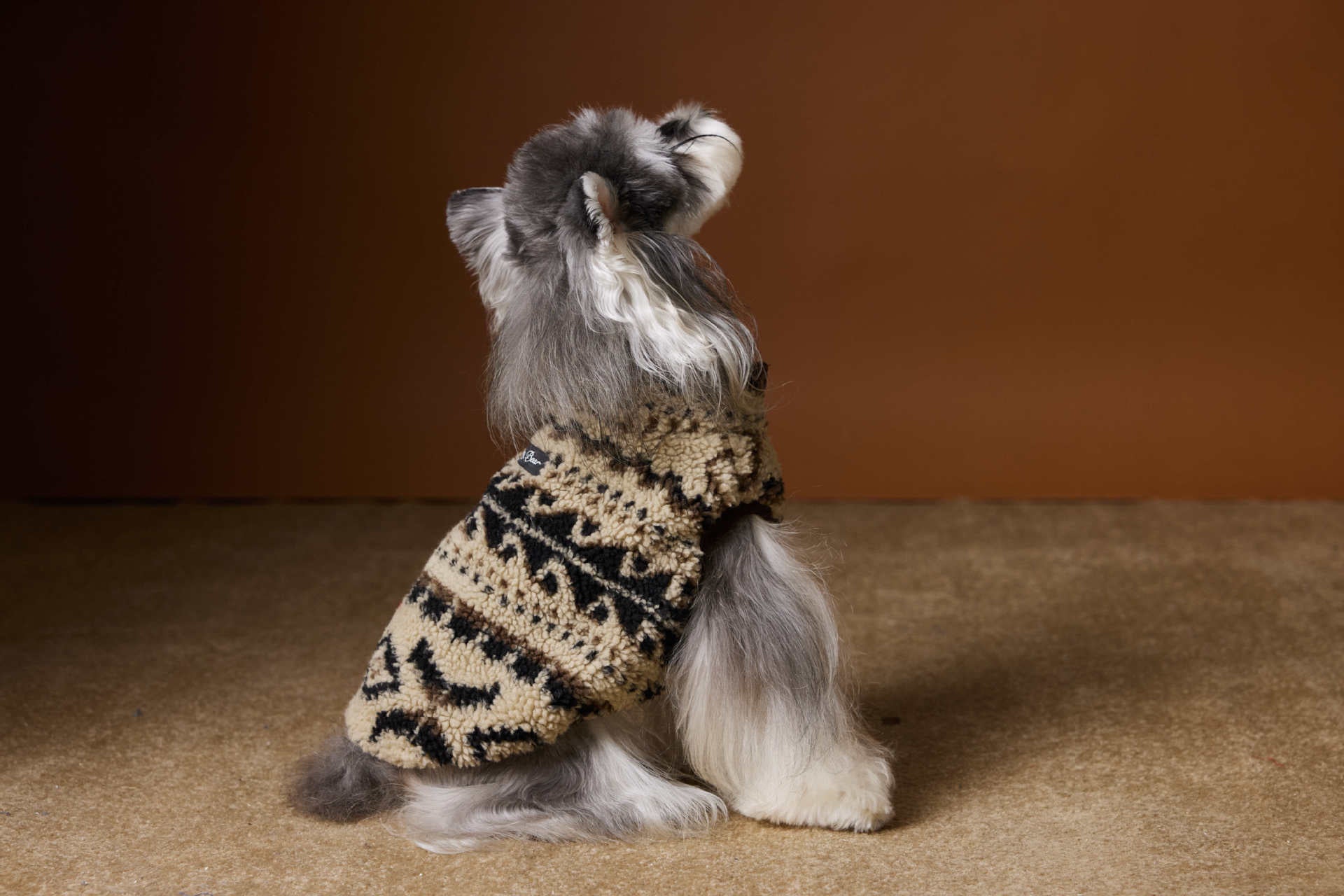 Fair Isle Sleeveless Vest – Cozy Knit Dog Sweater