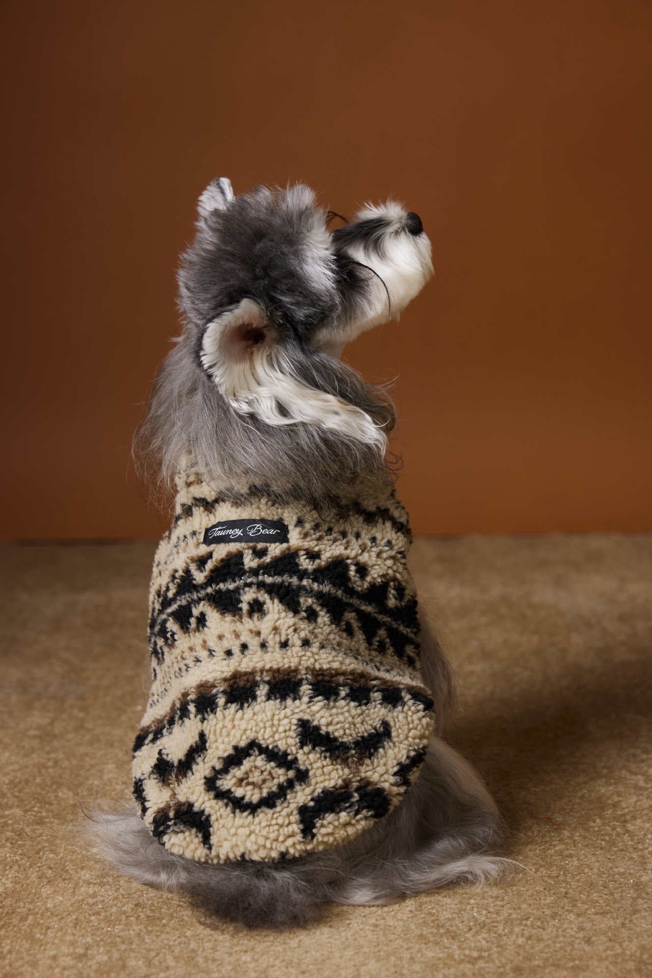 Fair Isle Sleeveless Vest – Cozy Knit Dog Sweater