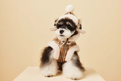 Fleece-Lined Sleeveless Plaid Vest