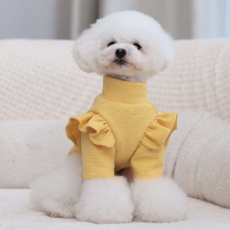 Flower Sleeve Sweater