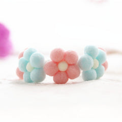 Knitted Flower Collar