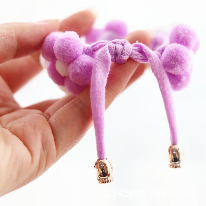 Knitted Flower Collar