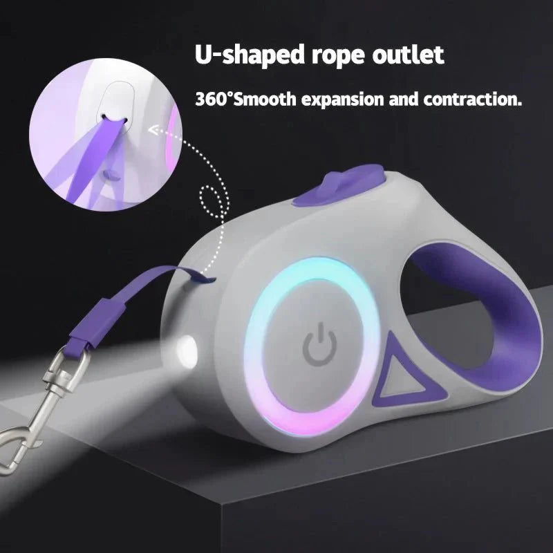 LED Retractable Dog Leash – Flexi Dog Leash