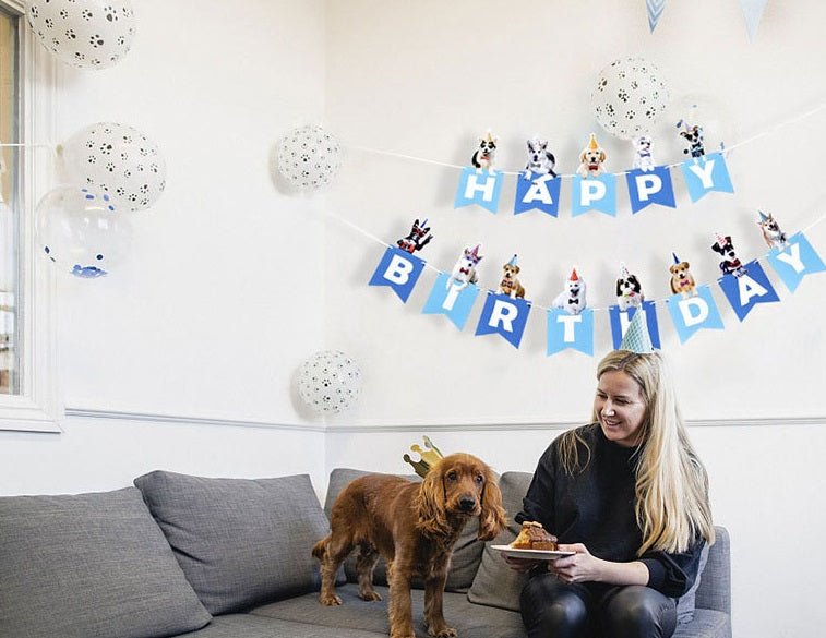 🎉 Paw-some Dog Birthday Party Banner – Celebrate in Style with Your Furry Friends! 🐾🎈