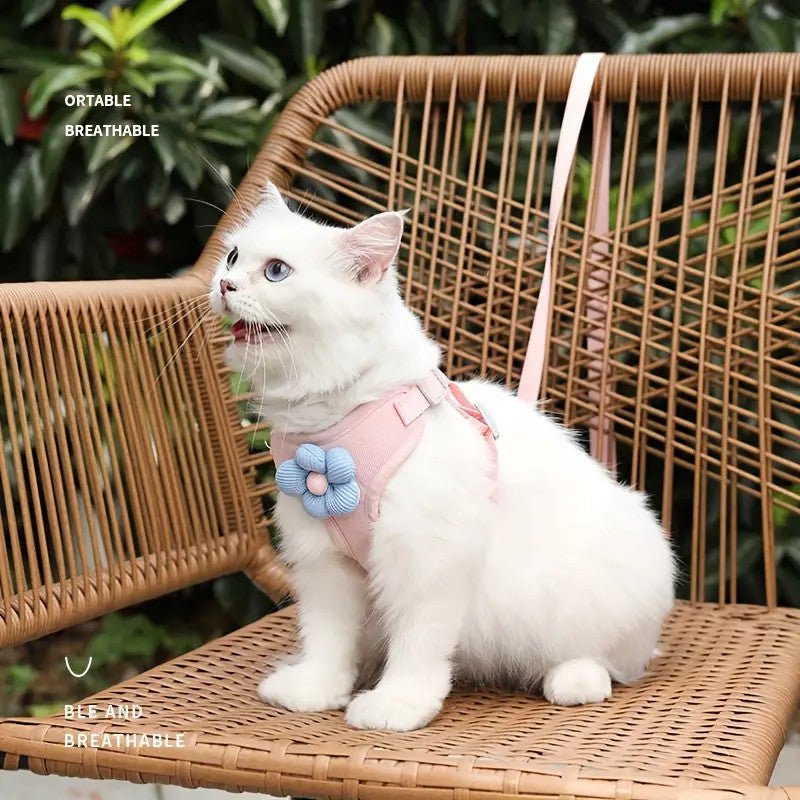 No Pull Adjustable Vest Harness and Leash Set