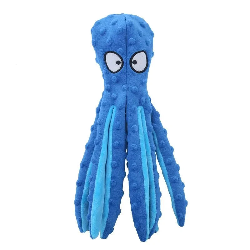 Octopus Plush Squeaky Dog Toy
