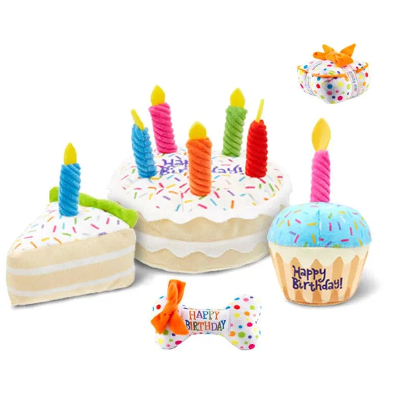 Birthday Cake Squeaky Toys