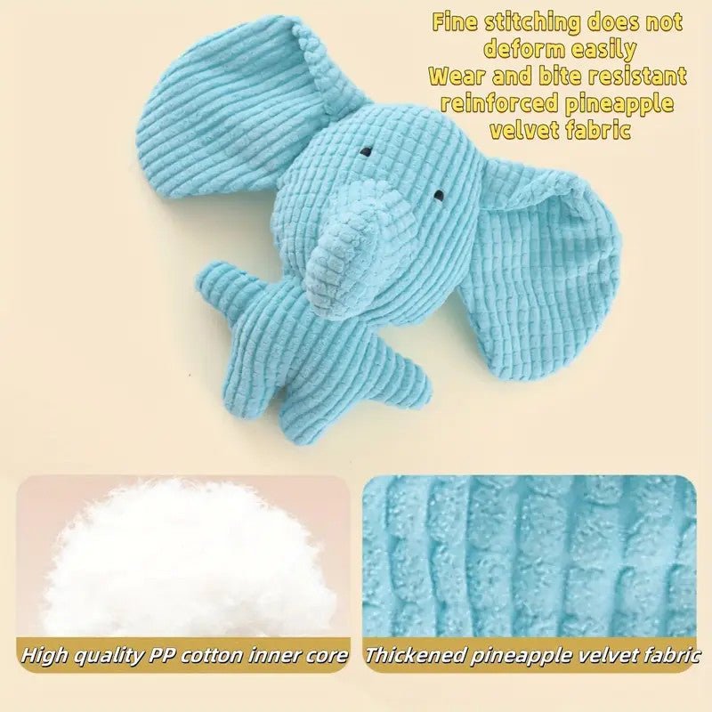 Plush Koala & Elephant Squeaky Durable Chew