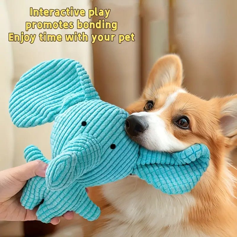 Plush Koala & Elephant Squeaky Durable Chew