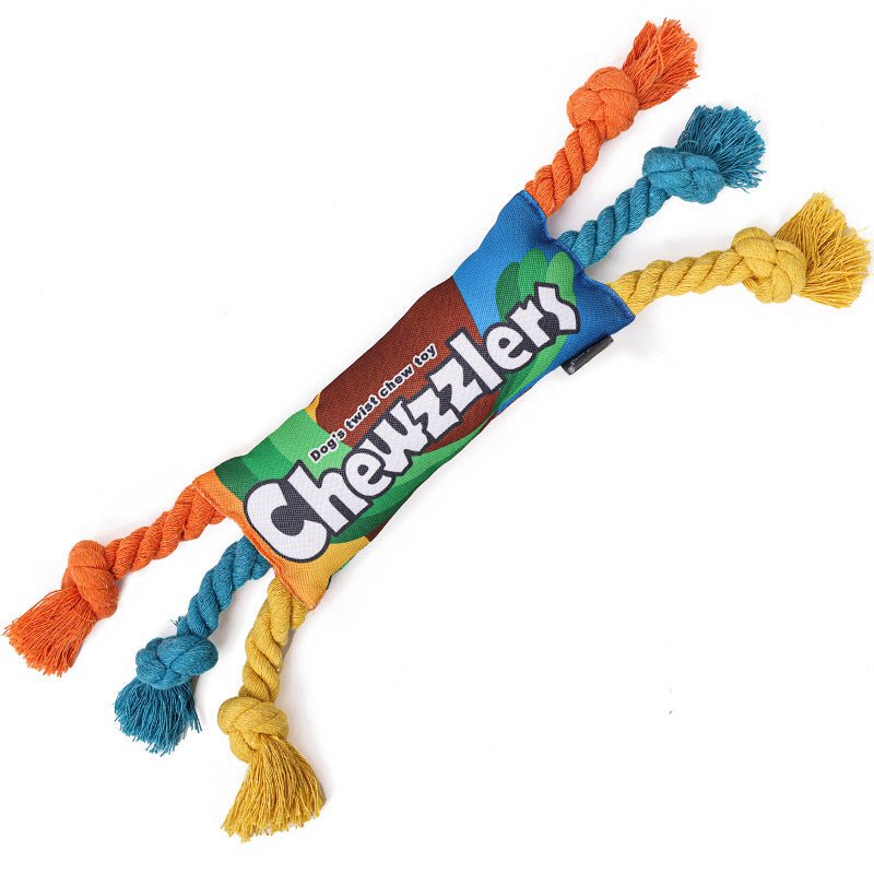 Rainbow Twist Dog Rope Toys