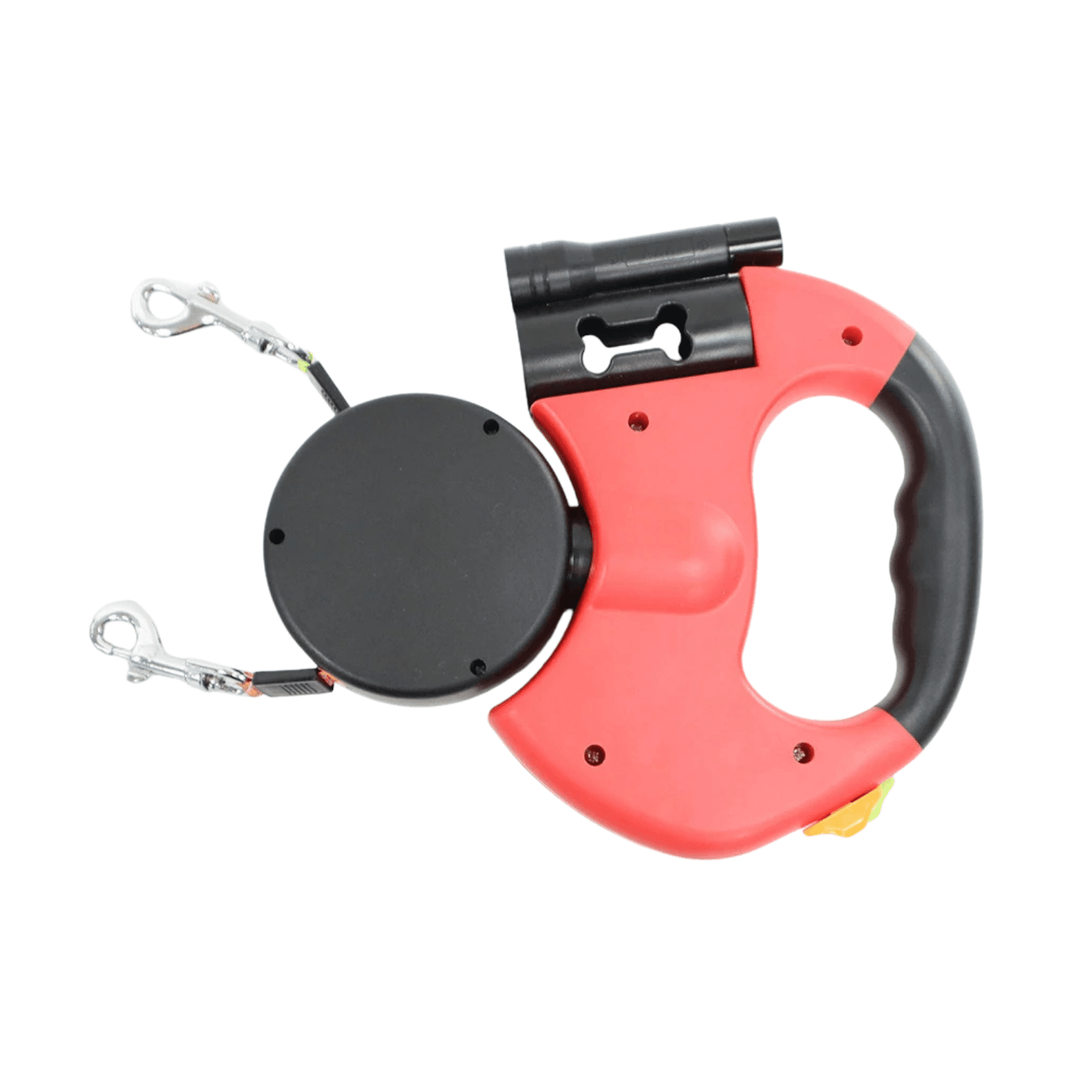Retractable Double Dog Leash – 360° Rotatable & Anti-Tangle | Reflective 3M Leashes & Brake System