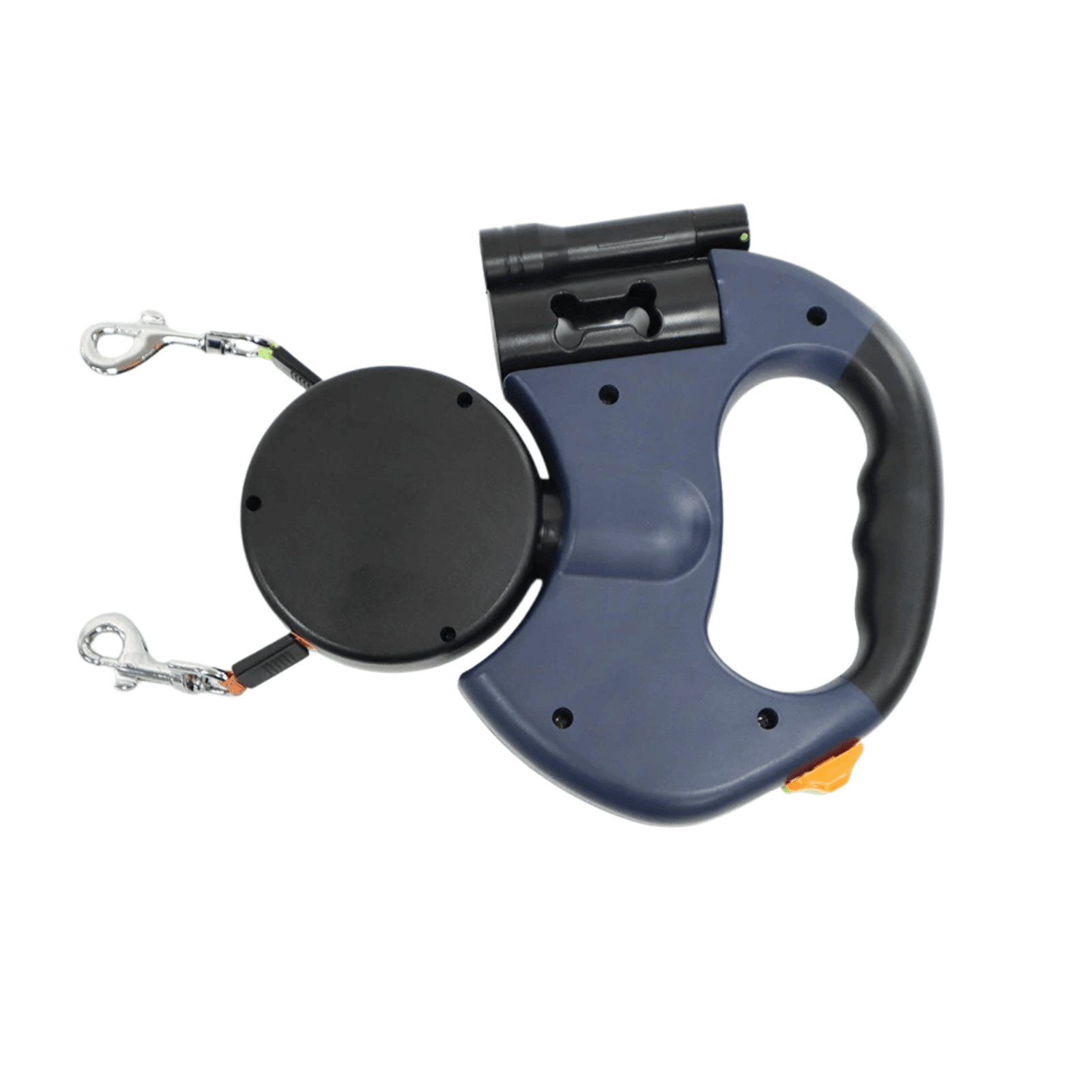 Retractable Double Dog Leash – 360° Rotatable & Anti-Tangle | Reflective 3M Leashes & Brake System