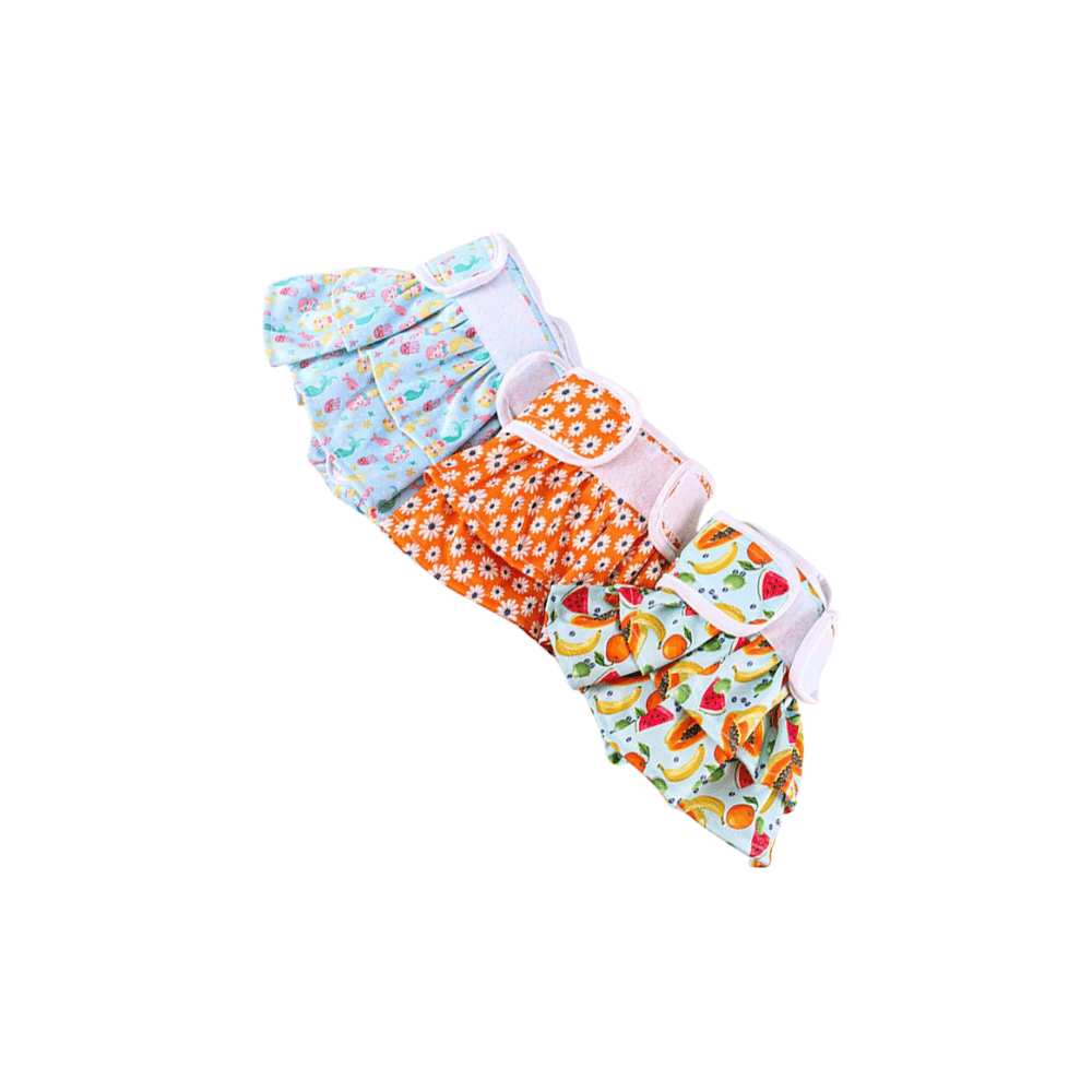 Reusable Printed Dog Cat Diaper Pants