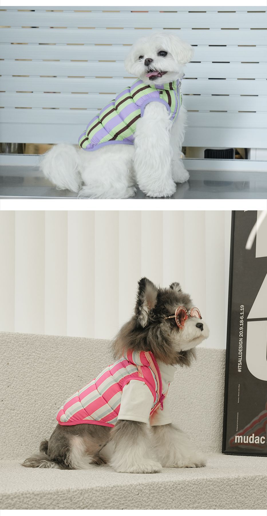 Reversible Vest - Candy Color Double-Sided