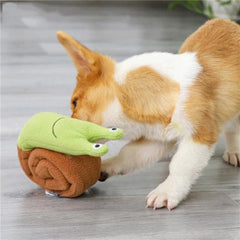 Snail Dog Puzzle Toy Plush Sound