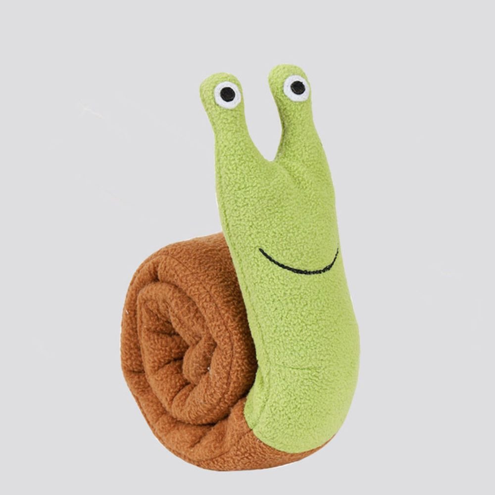 Snail Dog Puzzle Toy Plush Sound