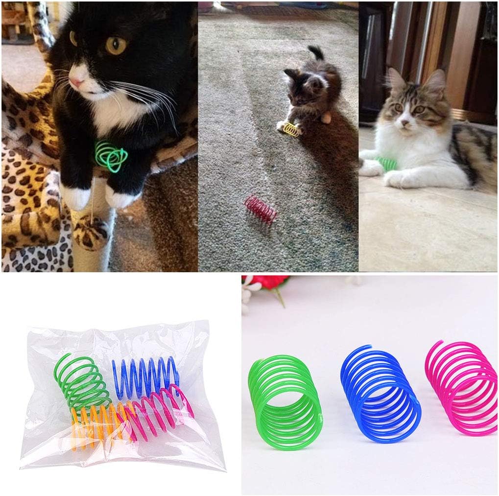 Spiral Spring Cat Toy Set