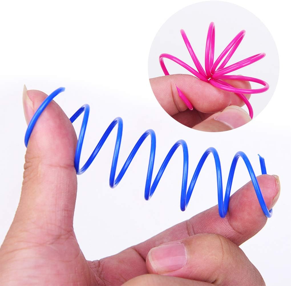 Spiral Spring Cat Toy Set