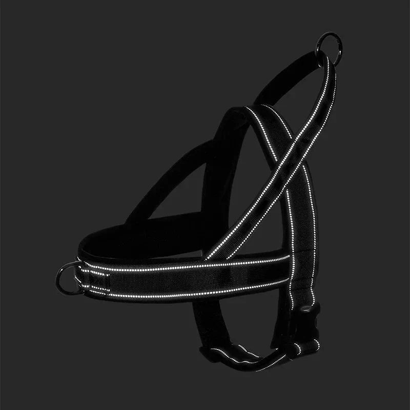 Tactical Chest Harness for Dogs – Adjustable Nylon Harness