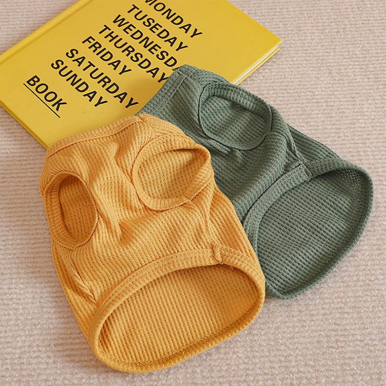 Waffle Pattern Pet Vest