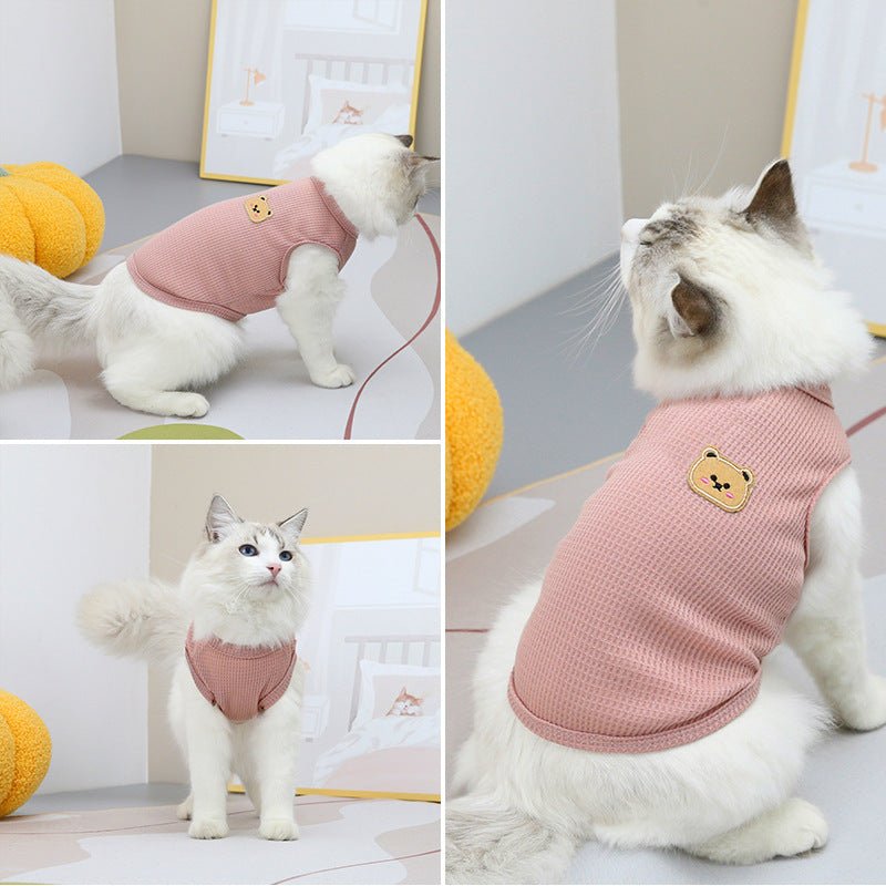 Waffle Pattern Pet Vest