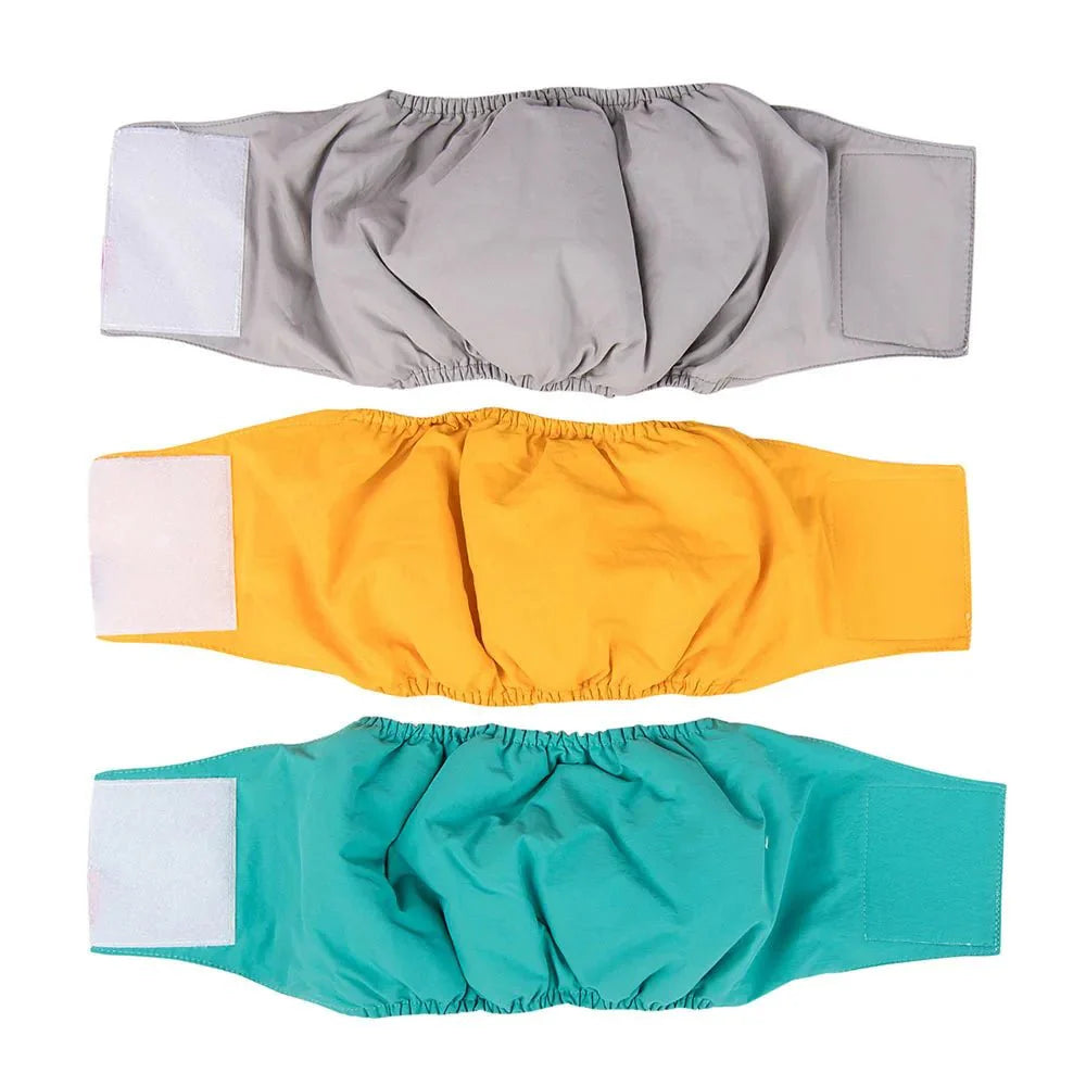 Washable Diapers Males Absorbent Adjustable Reusable