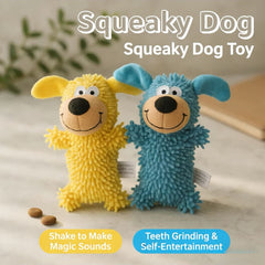 Weird-squeaking Mop Chenille Dog Toy – Playful & Teeth-Friendly!
